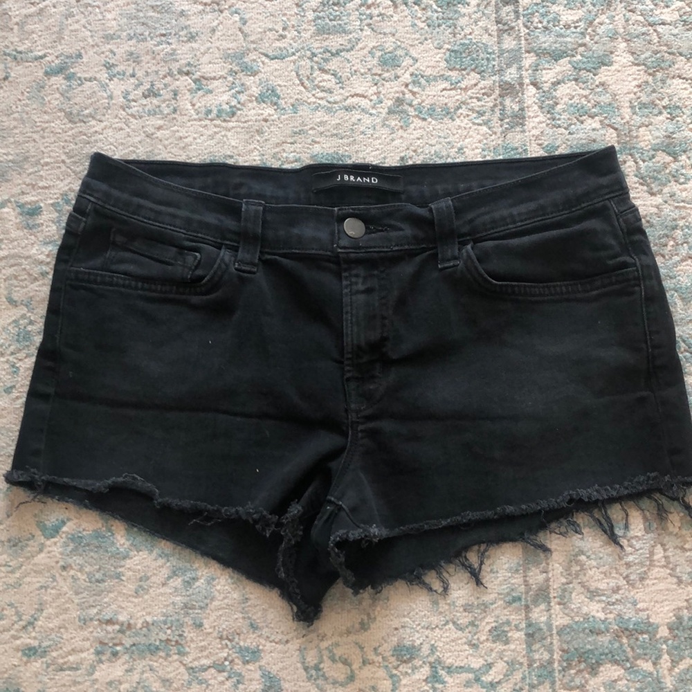 Jbrand Black Denim Shorts